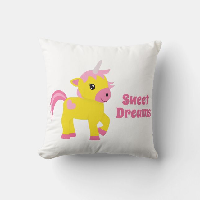 Rhubarb och Custunicorn Kudde (Framsida)