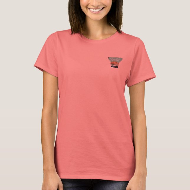 Rhubarb Paj Capital Dam T Front & Back Tee (Framsida)