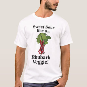 Rhubarb Veggie Food Funy T Shirt