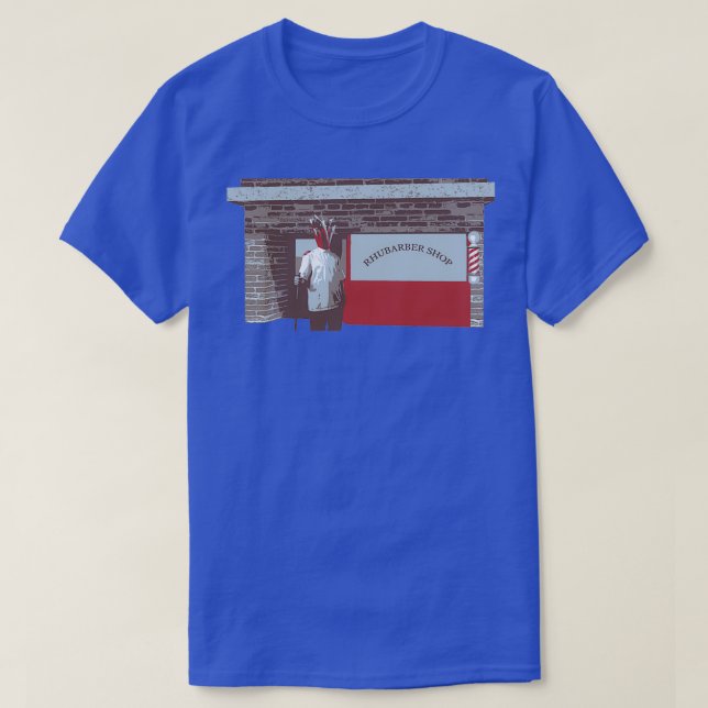 Rhubarber-butiken T Shirt (Design framsida)