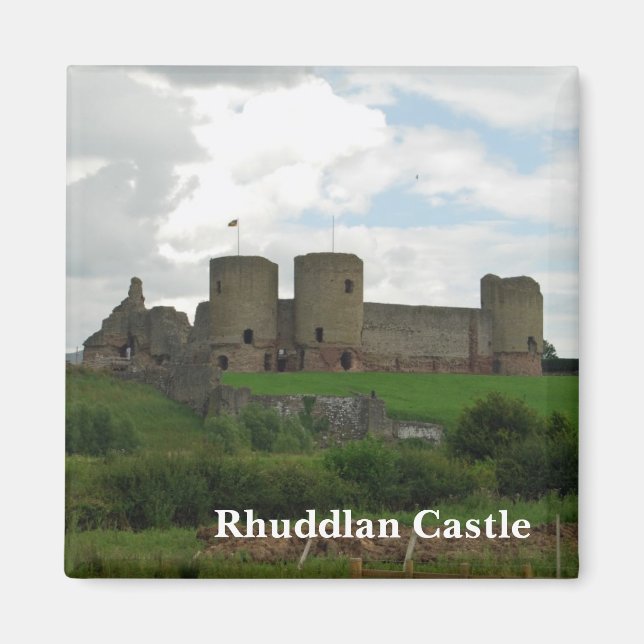 Rhuddlan Castle Magnet (Framsidan)