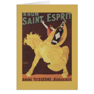 Rhum Saint Esprit - Andre Teissedre Promo Hälsningskort