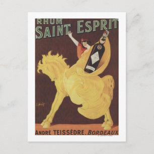 Rhum Saint Esprit - Andre Teissedre Promo Vykort