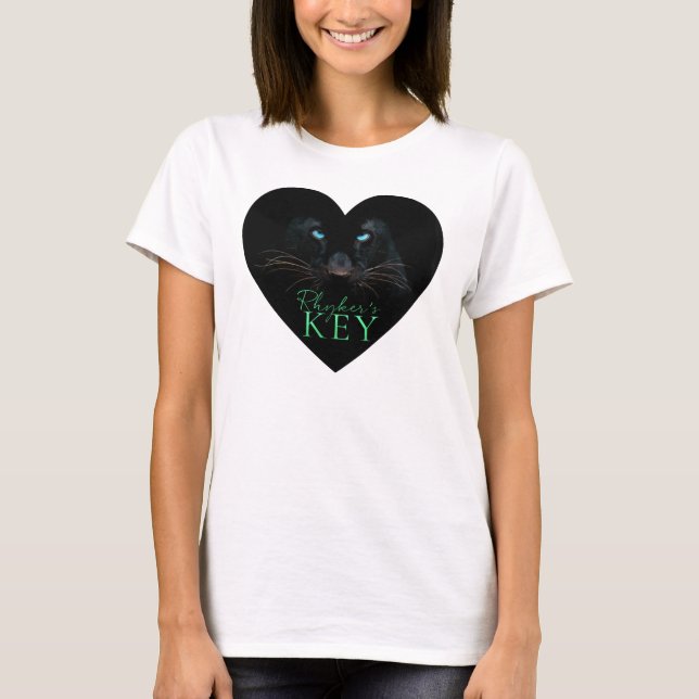 Rhykers Nyckel Jaguar Heart T-Shirt (Framsida)