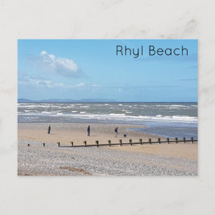 Rhyl Beach Vykort