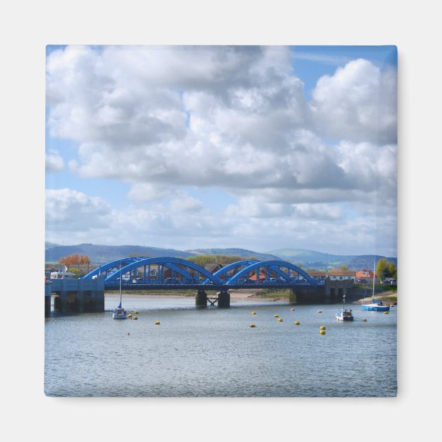 Rhyl Blue Bridges Magnet (Framsidan)