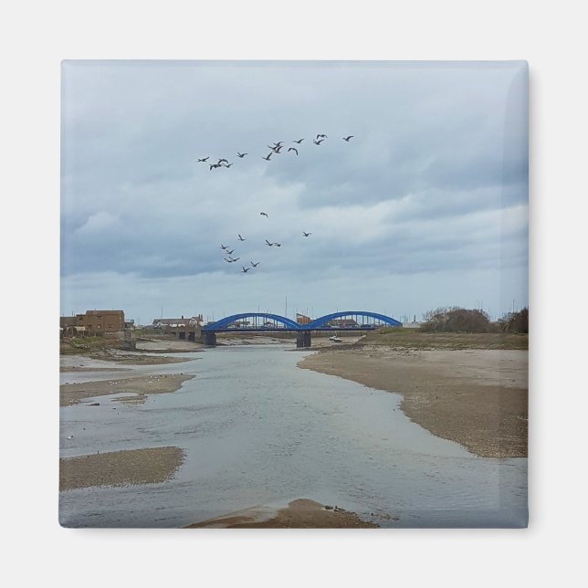 Rhyl Blue Bridges Magnet (Framsidan)