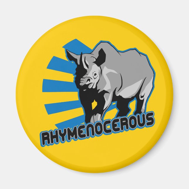 rhymenocerös hiphopapotamus magnet (Framsidan)