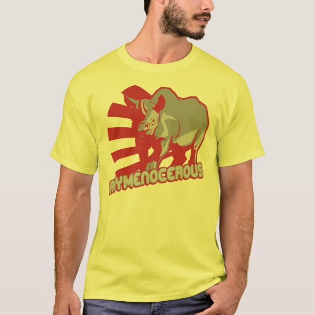 rhymenocerous rhymnocerous hiphopapotamus tee (Framsida)