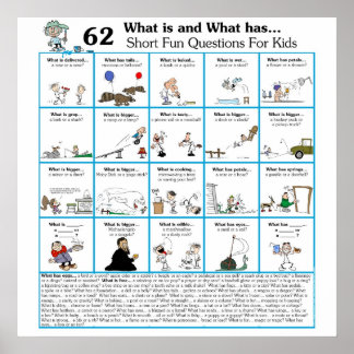 Rhyming What is & What have 62 Poster
