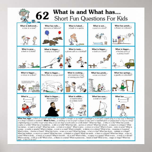 Rhyming What is & What have 62 Poster (Framsidan)