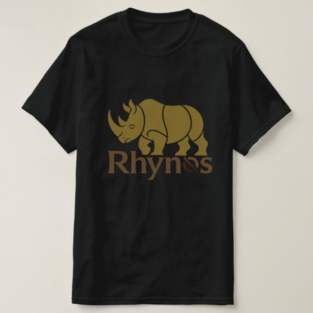 Rhynos, estilo com atitude t shirt (Design framsida)