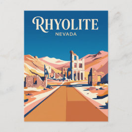 Rhyolite USA Vykort