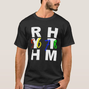 Rhythm and Dance Music Teacher Choir Conductor Cla T Shirt