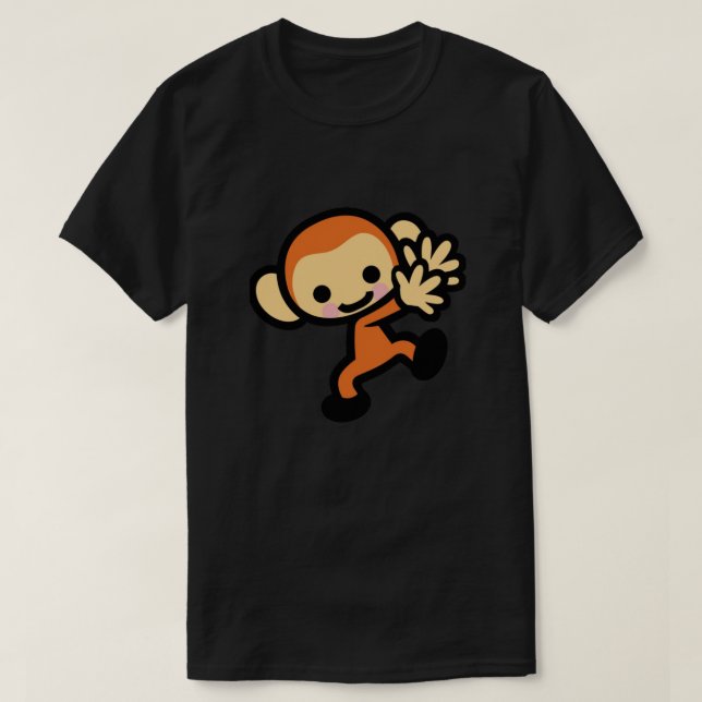 Rhythm Heaven Monkey Classic T Shirt (Design framsida)