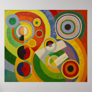 Rhythm Joie de vivre av Robert Delaunay 1930 Poster