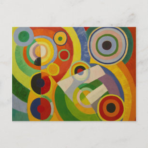 Rhythm Joie de vivre av Robert Delaunay 1930 Vykort