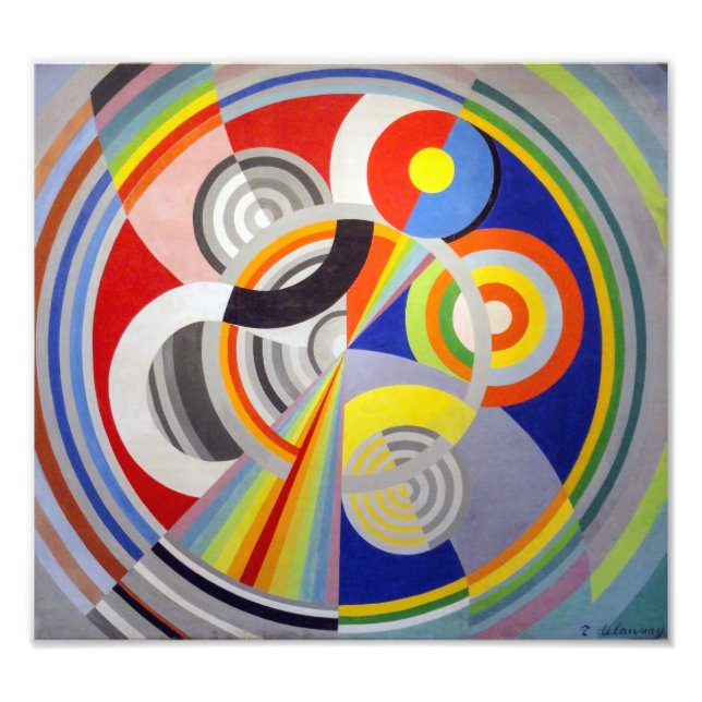 Rhythm No 1 | Robert Delaunay | Fototryck (Framsidan)