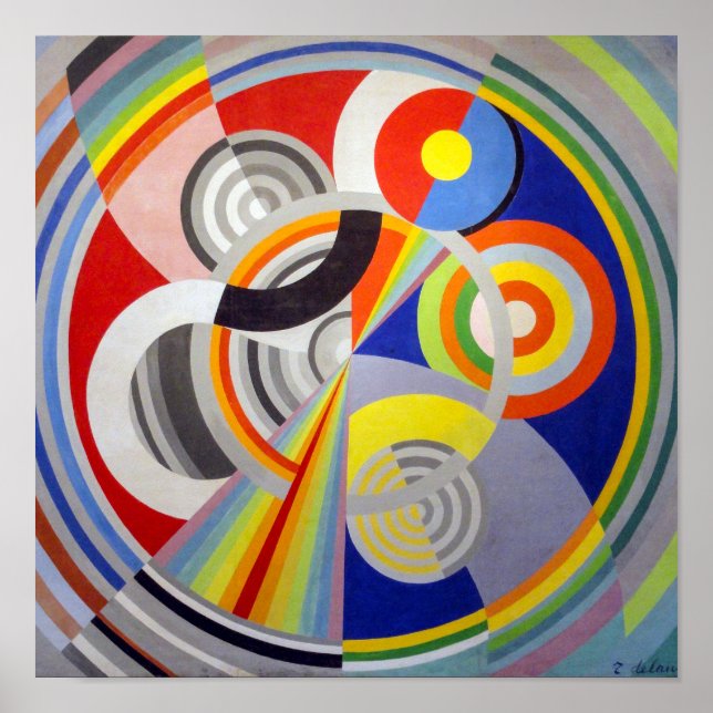 Rhythm No 1 | Robert Delaunay | Poster (Framsidan)