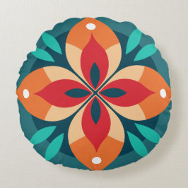 Rhythmic Bloom Rund Kudde