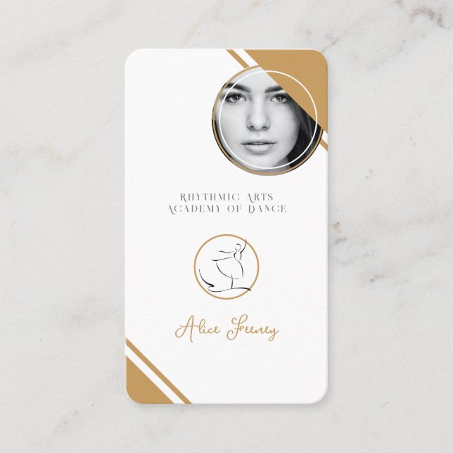 Rhythmic | Dance Visitkort (Framsida)