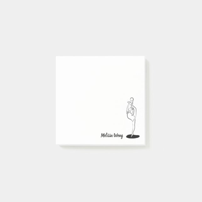 Rhythmic Gymnast Post-it Block (Framsida)