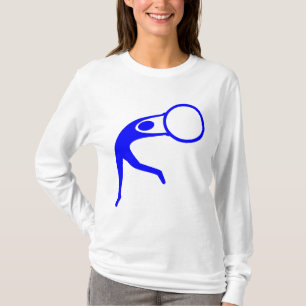 Rhythmic Gymnastic Figur - Blue T Shirt