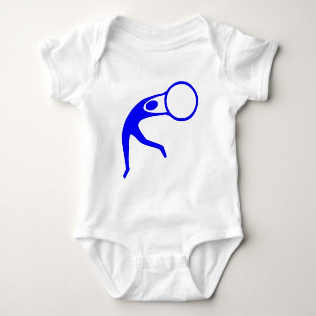 Rhythmic Gymnastic Figur - Blue Tee Shirt (Framsida)