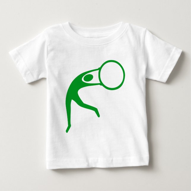 Rhythmic Gymnastic Figur - Grass Grönt T Shirt (Framsida)