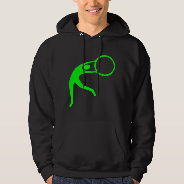 Rhythmic Gymnastic Figur - Grönt Sweatshirt (Framsida)
