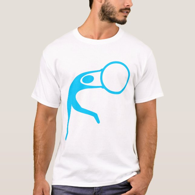 Rhythmic Gymnastic Figur - Himlar Blue Tröja (Framsida)