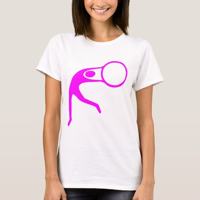 Rhythmic Gymnastic Figur - Magenta Tee (Framsida)