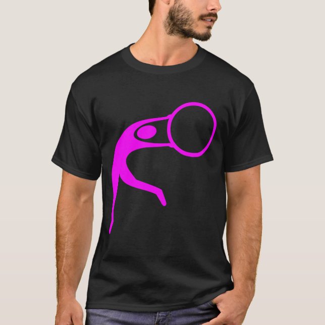 Rhythmic Gymnastic Figur - Magenta Tee Shirt (Framsida)