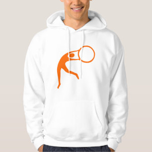 Rhythmic Gymnastic Figur - Orange Sweatshirt Med Luva
