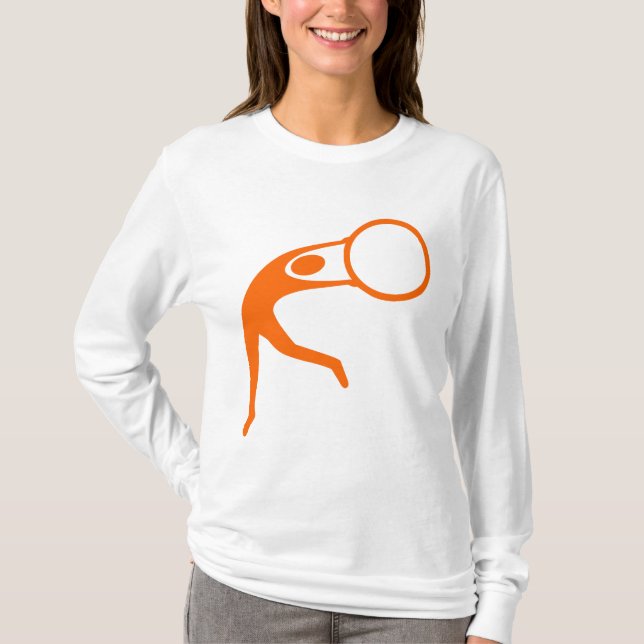 Rhythmic Gymnastic Figur - Orange Tee (Framsida)