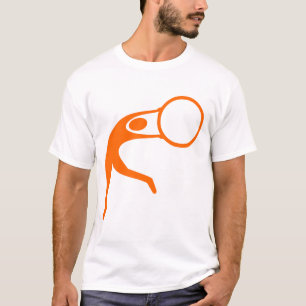 Rhythmic Gymnastic Figur - Orange Tee Shirt
