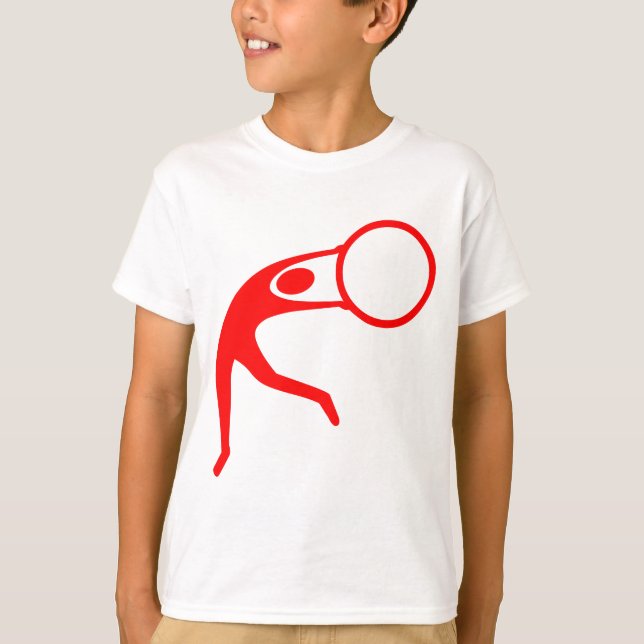 Rhythmic Gymnastic Figur - Red T-shirt (Framsida)