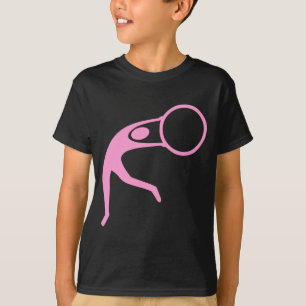 Rhythmic Gymnastic Figur - Rosa T Shirt