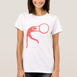 Rhythmic Gymnastic Figur - Tropical Rosa T-shirt