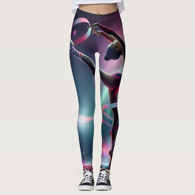 Rhythmic Gymnastics 2 of 2 Leggings (Framsida)