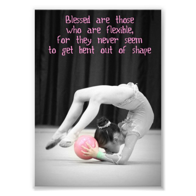 Rhythmic Gymnastics art Flexible poster 5x7 (Framsidan)