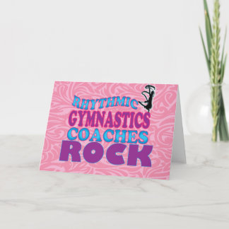 Rhythmic Gymnastics Costs Note Card Kort