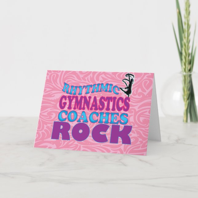 Rhythmic Gymnastics Costs Note Card Kort (Framsida)