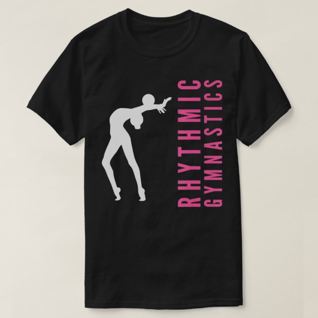 Rhythmic Gymnastics Gymnast med boll  T Shirt (Design framsida)