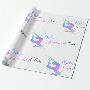 Rhythmic Gymnastics med ribbon Presentpapper