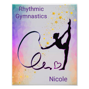 Rhythmic Gymnastics Personlig Fototryck
