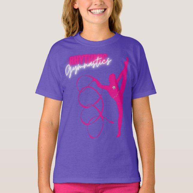 Rhythmic Gymnastics Shock rosa T-Shirt (Framsida)