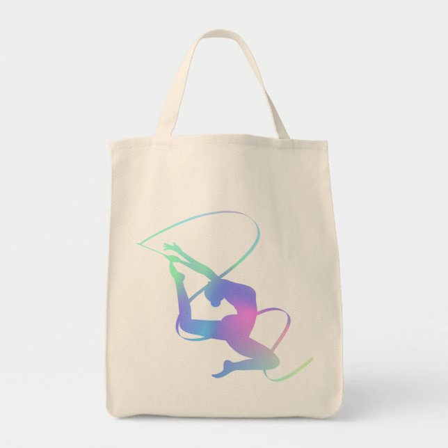 Rhythmic Gymnastics Tote Bag - Konstgjord gymnast Tygkasse (Framsidan)