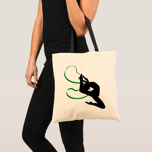 Rhythmic Gymnastics Tote Bag Tygkasse (Skapare uppladdad)