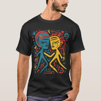 Rhythmic Harmony Abstrakt Art T Shirt